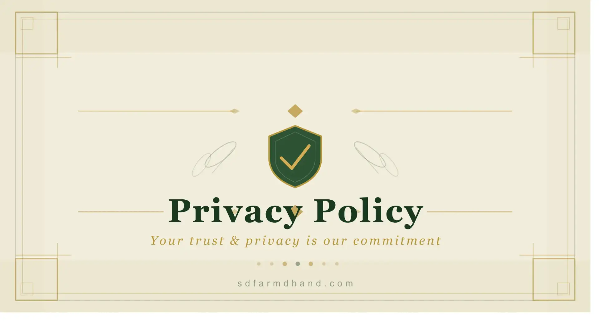 SD Farm Dhand privacy and data protection